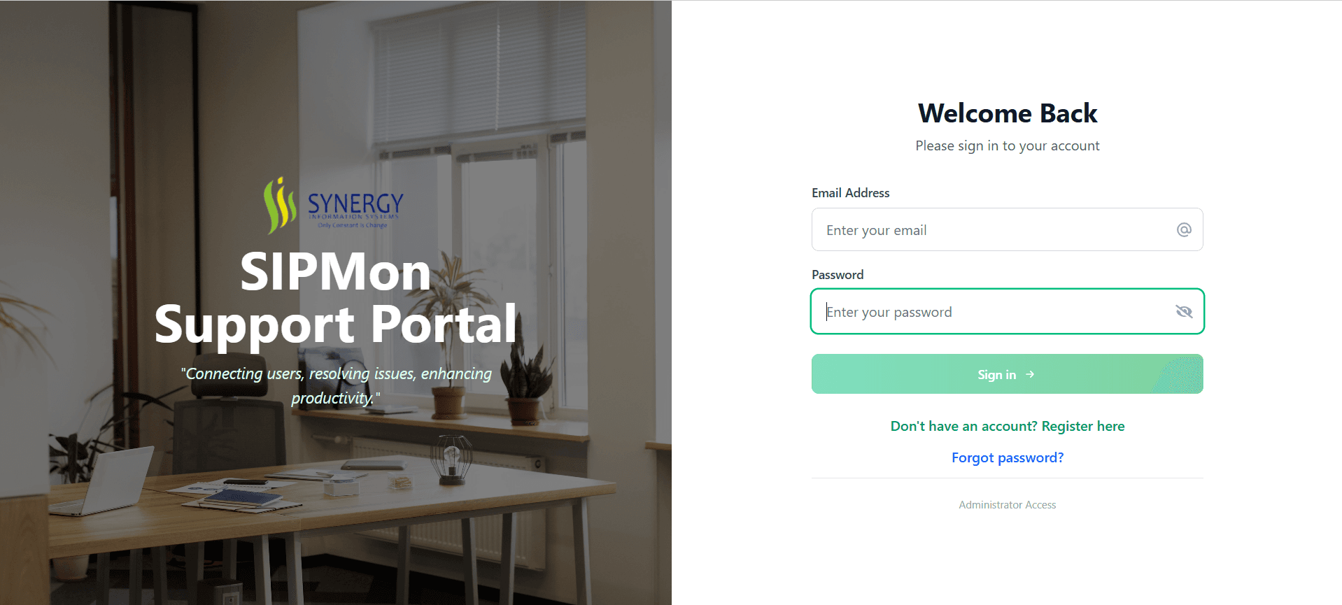 SIPMon Support Portal